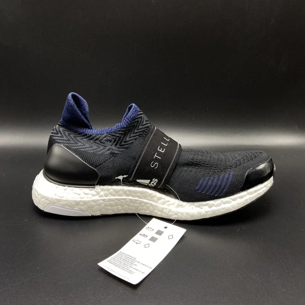 Adidas Stella McCartney Ultraboost X 3D Running Shoes Black Blue Womens Size 5.5